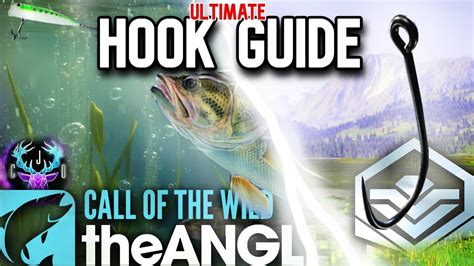 call of the wild the angler hook chart|call of the wild hooks.